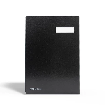 Aláírókönyv, 20lap, A4 Pagna 24192 műanyag borító fekete