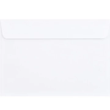 Boríték LC/6 szilikonos bélésnyomott 114x162mm Bluering® fehér