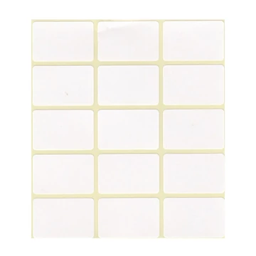 Etikett címke, 20x30mm, 4 lap, 15 címke/lap