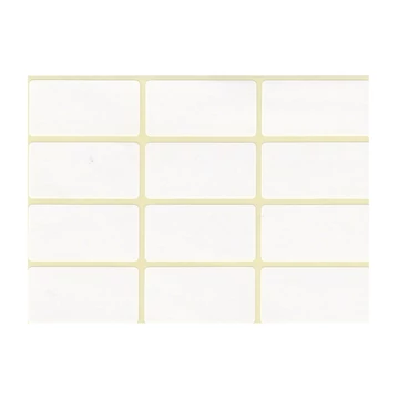 Etikett címke, 20x38mm, 5 lap, 12 címke/lap