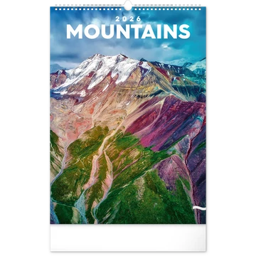 Falinaptár képes  330×460mm Mountains  Realsystem 2026.