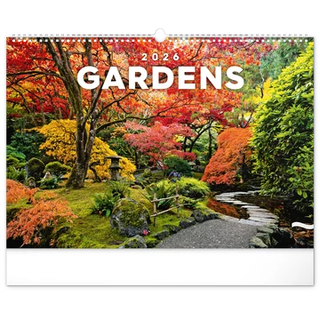 Falinaptár képes  480×330mm Gardens  Realsystem 2026.