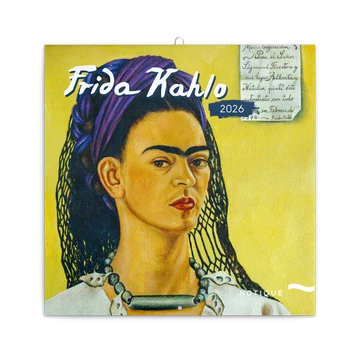 Falinaptár képes lemeznaptár 300x300mm, Frida Kahlo Realsystem 2026.