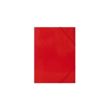 Gumis mappa A4, 300g. karton sarok gumírozással OfficeArt, piros