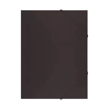 Gumis mappa A4, műanyag OfficeArt fekete