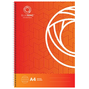 Spirálfüzet A4, 70lap Bluering® kockás