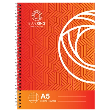 Spirálfüzet A5, 70lap Bluering® kockás