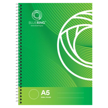 Spirálfüzet A5, 70lap Bluering® sima