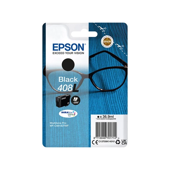 Epson 408XL/T09K1 tintapatron black ORIGINAL
