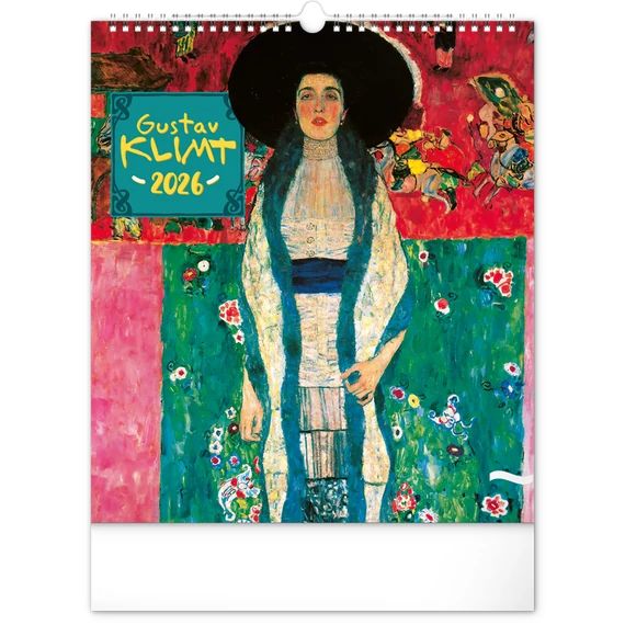 Falinaptár képes  300x340mm Gustav Klimt Realsystem 2026.