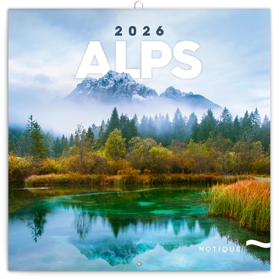 Falinaptár képes lemeznaptár 300x300mm, Alps Realsystem 2026.