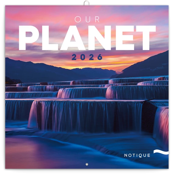 Falinaptár képes lemeznaptár 300x300mm, Our Planet Realsystem 2026.
