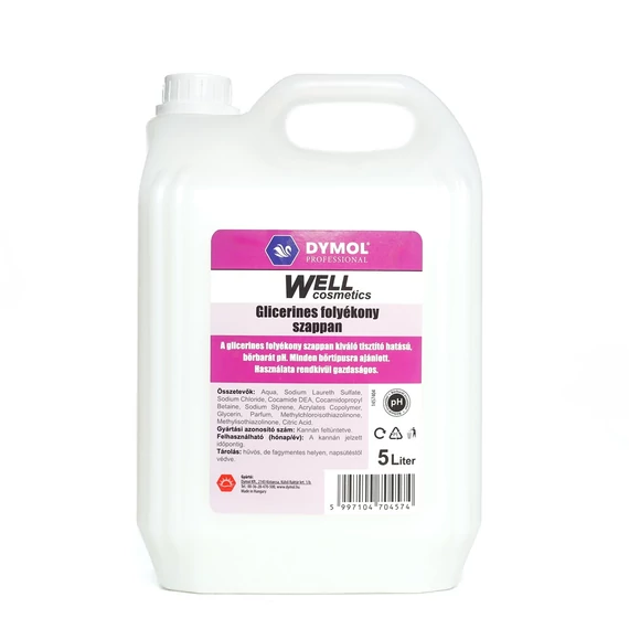 Folyékony krémszappan 5 liter Well glicerines
