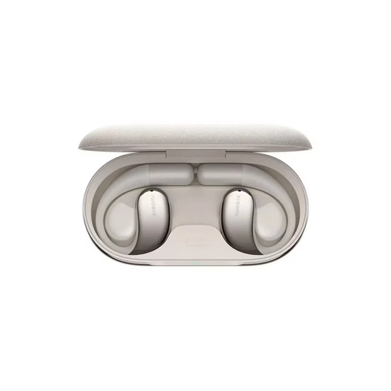 Fülhallgató bluetooth XIAOMI OPENWEAR SZTEREO (v5.3, TWS, fülre akasztható, mikrofon + töltőtok) bézs