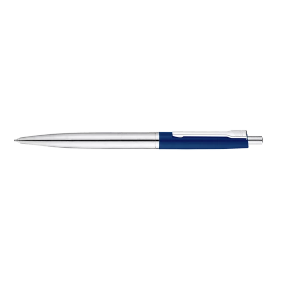 Golyóstoll 0,8mm, nyomógombos Ico X-Pen, írásszín kék