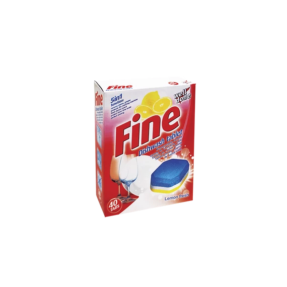 Mosogatógép tabletta 40 x 20 g /doboz Fine 5 in1