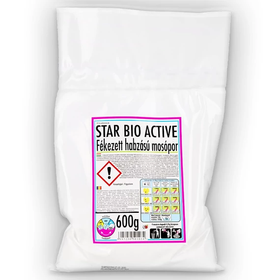 Mosópor 600 g (6 mosás) színes és fehér ruhákhoz Star Bio Active Dalma