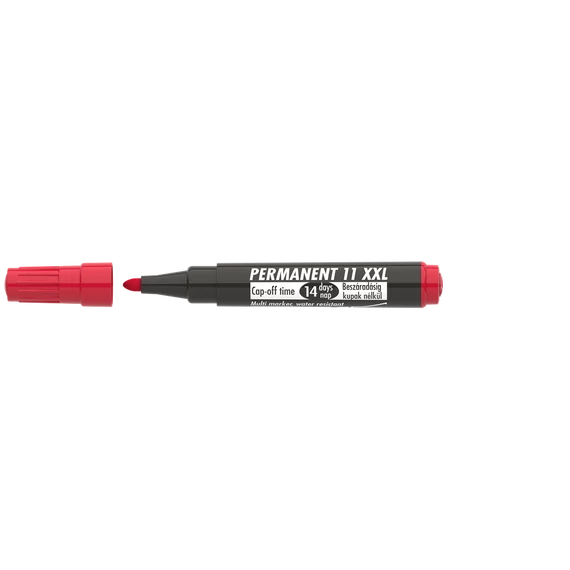 Alkoholos marker 3mm, kerek Ico 11XXL piros