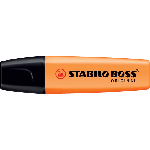 Szövegkiemelő 2-5mm, vágott hegyű, STABILO Boss original narancs
