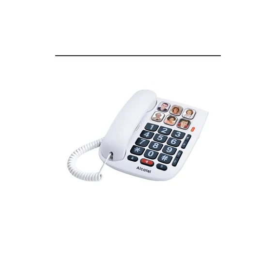 Telefonkészülék ALCATEL TMAX10 (vezetékes, nagy gomb) fehér