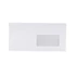 Kép 2/2 - Boríték LA4 enyvezett bélésnyomott jobb ablakos 45x90mm 110 × 220mm J20A15 Bluering® fehér