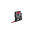 Kép 2/3 - Feliratozógép szalag Dymo D1 S0720570/45017 12mmx7m, ORIGINAL, fekete/piros