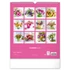 Kép 2/3 - Falinaptár képes  300x340mm Flowers Realsystem 2026.