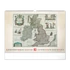 Kép 3/3 - Falinaptár képes  480×330mm Antique Maps Realsystem 2026.