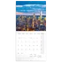 Kép 3/3 - Falinaptár képes lemeznaptár 300x300mm, New York Realsystem 2026.