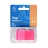 Kép 1/3 - Jelölőcímke 25x45mm, 50lap, műanyag Bluering® pink