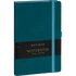 Kép 1/4 - Keménytáblás notesz pontozott vonalozással krémszínű lapokkal leszorító gumiszalaggal Teal 130x210mm, Presco