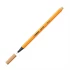 Kép 2/2 - Rostirón, tűfilc 0,4mm, STABILO Point 88 okkersárga