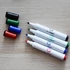 Kép 4/5 - Táblamarker készlet, 3mm, mágneses, törlővel multifunkciós kerek Bluering®, 4 klf. szín